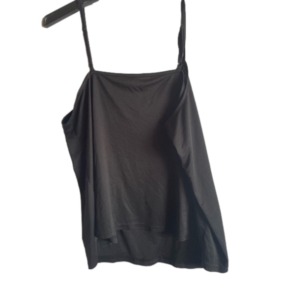 PLUS size MBLM by Tess Holliday 2X black speghetti strap top - Picture 3 of 3